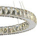 Galaxy Rose Gold Clear Crystal 15 Light LED Chandelier - Chandeliers