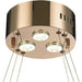 Galaxy Rose Gold Clear Crystal 15 Light LED Chandelier - Chandeliers