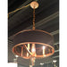 Gatsby Matte Gold Clear Crystal 3 Light Chandelier - Chandeliers