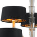 Gatsby Matte Gold Clear Crystal 9 Light Chandelier - Chandeliers