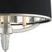 Gatsby Matte Nickel Clear Crystal 3 Light Chandelier - Chandeliers