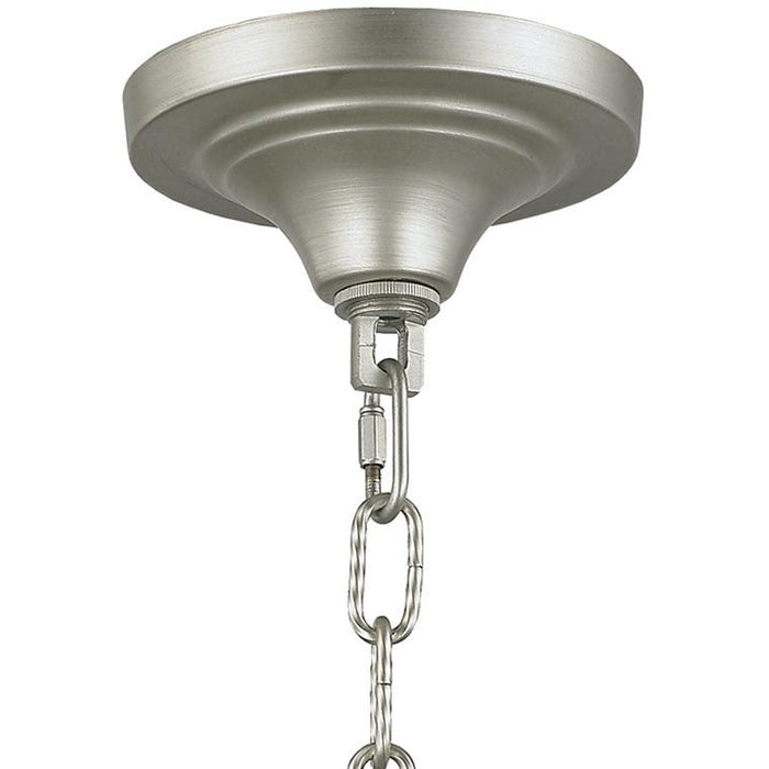 Gatsby Matte Nickel Clear Crystal 9 Light Chandelier - Chandeliers