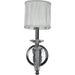 Gatsby Polished Chrome Clear Crystal 1 Light Wall Sconce - Wall Sconces