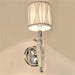 Gatsby Polished Chrome Clear Crystal 1 Light Wall Sconce - Wall Sconces