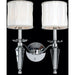Gatsby Polished Chrome Clear Crystal 2 Light Wall Sconce - Wall Sconces