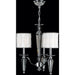 Gatsby Polished Chrome Clear Crystal 3 Light Chandelier - Chandeliers