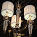 Gatsby Polished Chrome Clear Crystal 3 Light Chandelier - Chandeliers