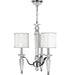 Gatsby Polished Chrome Clear Crystal 3 Light Chandelier - Chandeliers