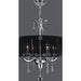 Gatsby Polished Chrome Clear Crystal 4 Light Chandelier - Chandeliers