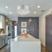 Gatsby Polished Chrome Clear Crystal 4 Light Flushmount - Flushmounts