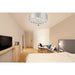 Gatsby Polished Chrome Clear Crystal 4 Light Flushmount - Flushmounts