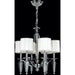 Gatsby Polished Chrome Clear Crystal 6 Light Chandelier - Chandeliers