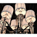 Gatsby Polished Chrome Clear Crystal 6 Light Chandelier - Chandeliers