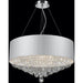 Gatsby Polished Chrome Clear Crystal 8 Light Chandelier - Chandeliers