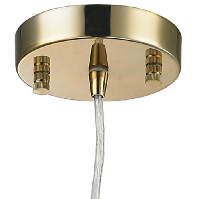 Geometrics Champagne Gold 1 Light Pendant - Pendants