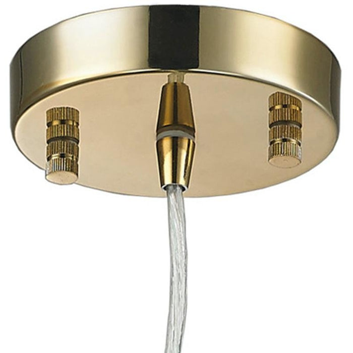 Geometrics Champagne Gold 1 Light Pendant - Pendants