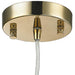 Geometrics Champagne Gold 1 Light Pendant - Pendants