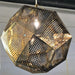 Geometrics Champagne Gold 1 Light Pendant - Pendants