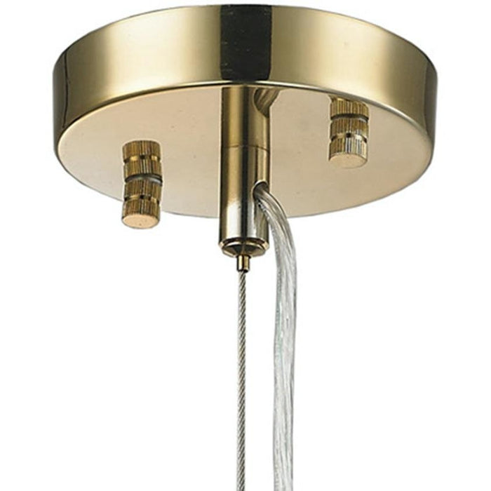 Geometrics Champagne Gold 3 Light Pendant - Pendants