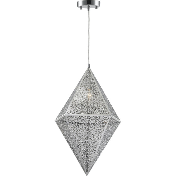 Geometrics Chrome 1 Light Pendant - Pendants