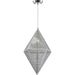 Geometrics Chrome 1 Light Pendant - Pendants