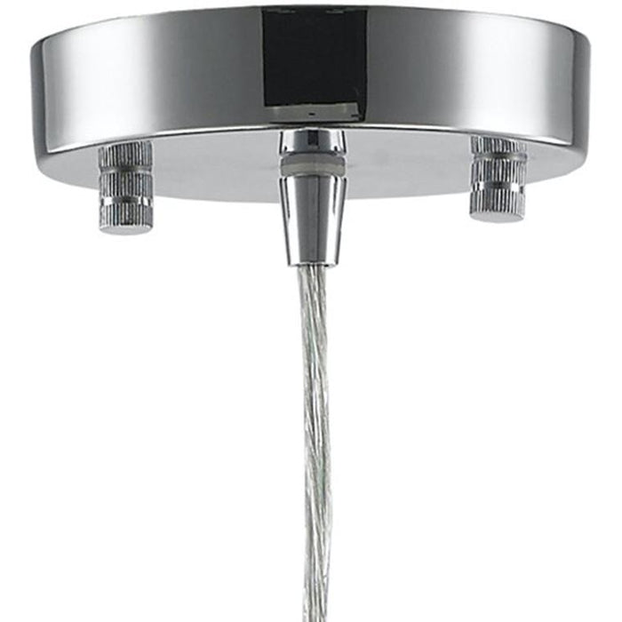 Geometrics Chrome 1 Light Pendant - Pendants