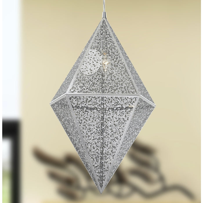 Geometrics Chrome 1 Light Pendant - Pendants