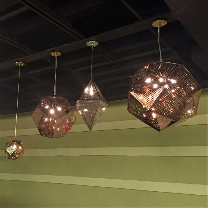 Geometrics Chrome 1 Light Pendant - Pendants