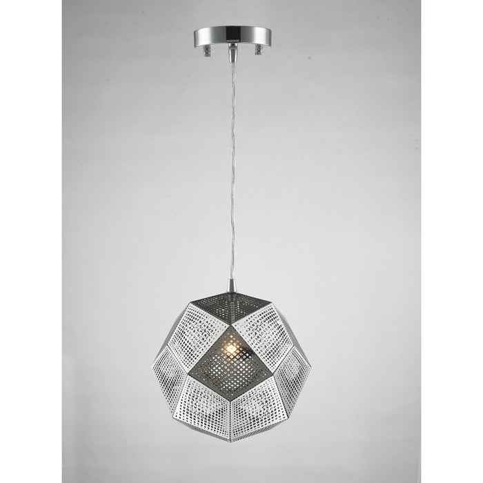 Geometrics Chrome 1 Light Pendant - Pendants