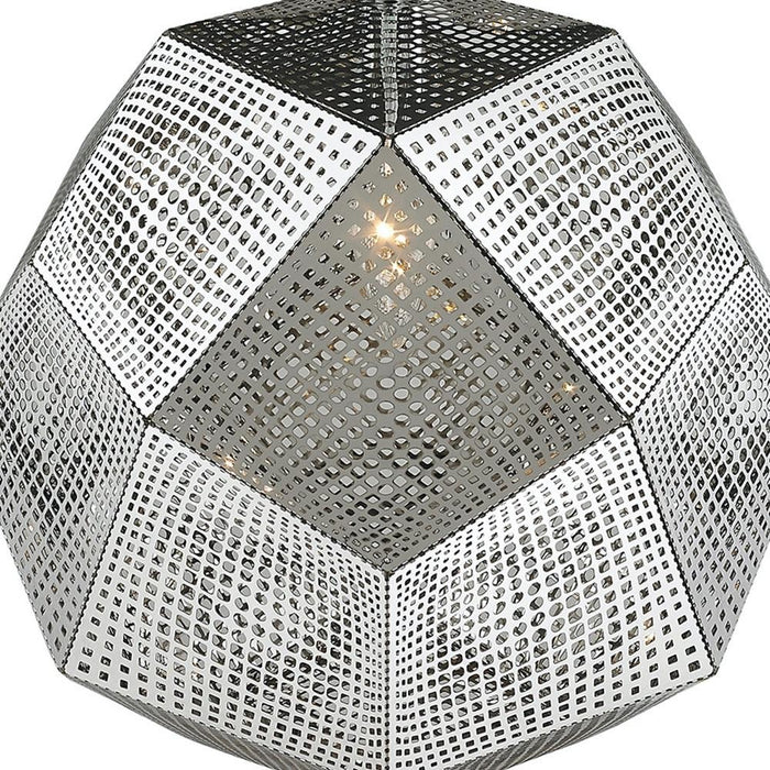 Geometrics Chrome 1 Light Pendant - Pendants