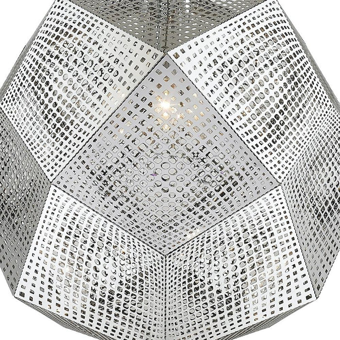 Geometrics Chrome 3 Light Pendant - Pendants