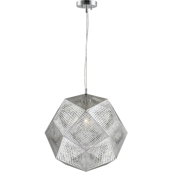 Geometrics Chrome 3 Light Pendant - Pendants