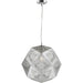 Geometrics Chrome 3 Light Pendant - Pendants