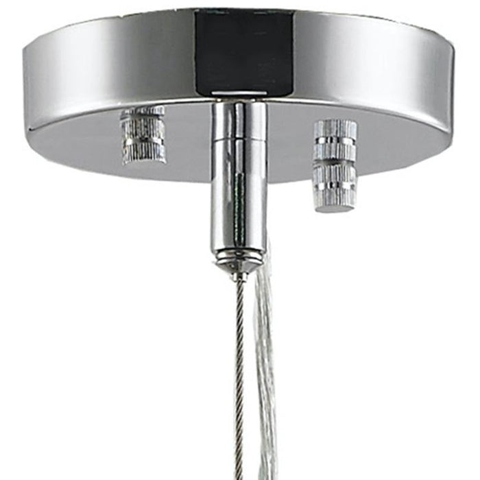 Geometrics Chrome 3 Light Pendant - Pendants