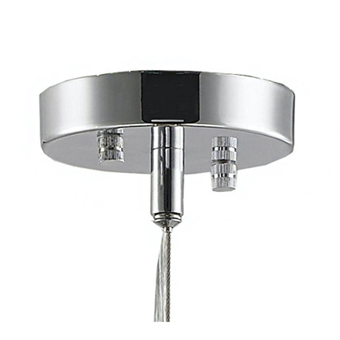 Geometrics Chrome 5 Light Pendant - Pendants