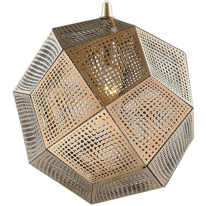 Geometrics Rose Gold 1 Light Pendant - Pendants