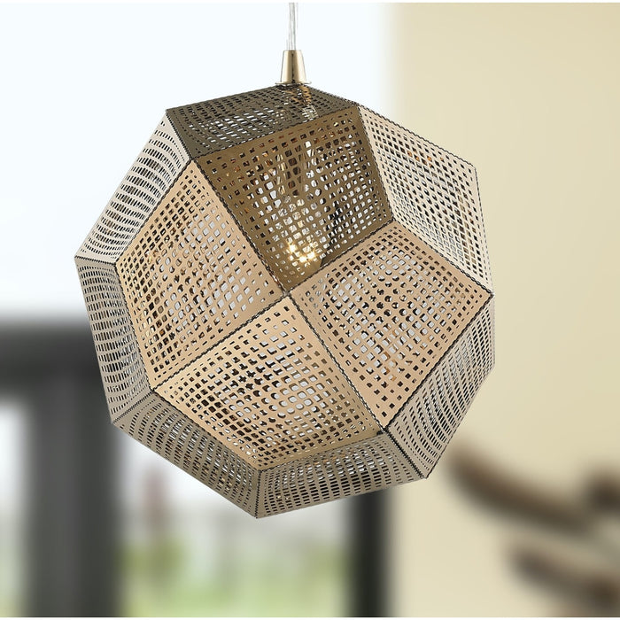 Geometrics Rose Gold 1 Light Pendant - Pendants