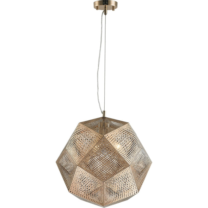 Geometrics Rose Gold 3 Light Pendant - Pendants