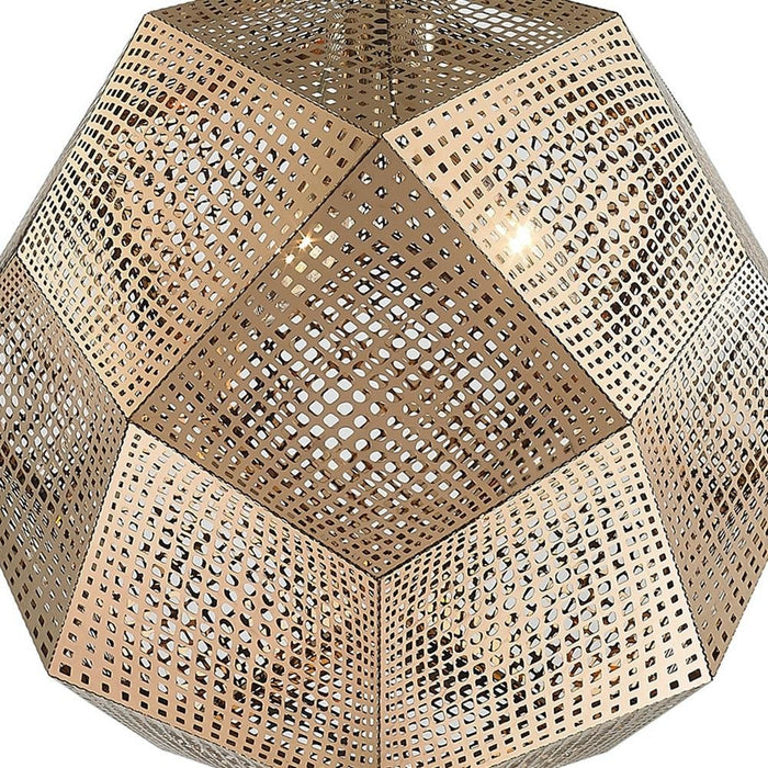Geometrics Rose Gold 3 Light Pendant - Pendants