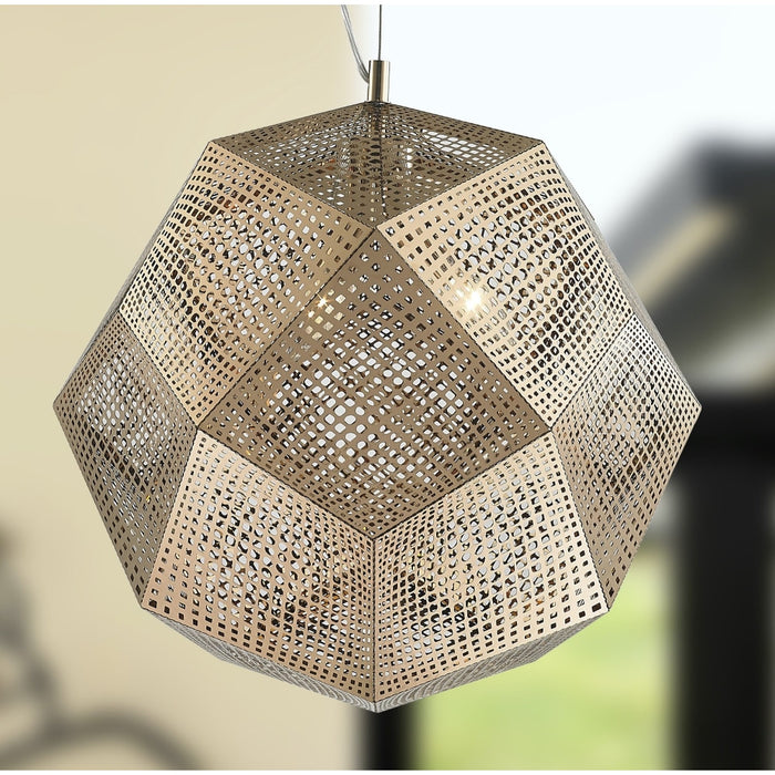 Geometrics Rose Gold 3 Light Pendant - Pendants