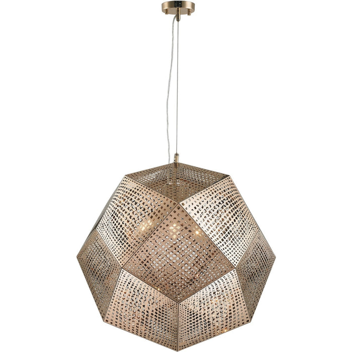 Geometrics Rose Gold 5 Light Pendant - Pendants