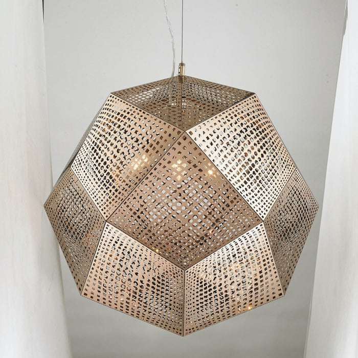 Geometrics Rose Gold 5 Light Pendant - Pendants