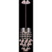 Icicle Polished Chrome Clear Crystal 1 Light Halogen Mini-Pendant - Mini-Pendants