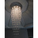Icicle Polished Chrome Clear Crystal 12 Light Halogen Chandelier - Chandeliers