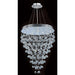 Icicle Polished Chrome Clear Crystal 13 Light Halogen Chandelier - Chandeliers