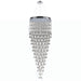 Icicle Polished Chrome Clear Crystal 16 Light Halogen Chandelier - Chandeliers
