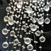 Icicle Polished Chrome Clear Crystal 3 Light Halogen Flushmount - Flushmounts