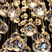 Icicle Polished Chrome Clear Crystal 4 Light Halogen Flushmount - Flushmounts