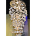 Icicle Polished Chrome Clear Crystal 6 Light Halogen Chandelier - Chandeliers