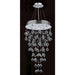 Icicle Polished Chrome Clear Crystal 7 Light Halogen Chandelier - Chandeliers